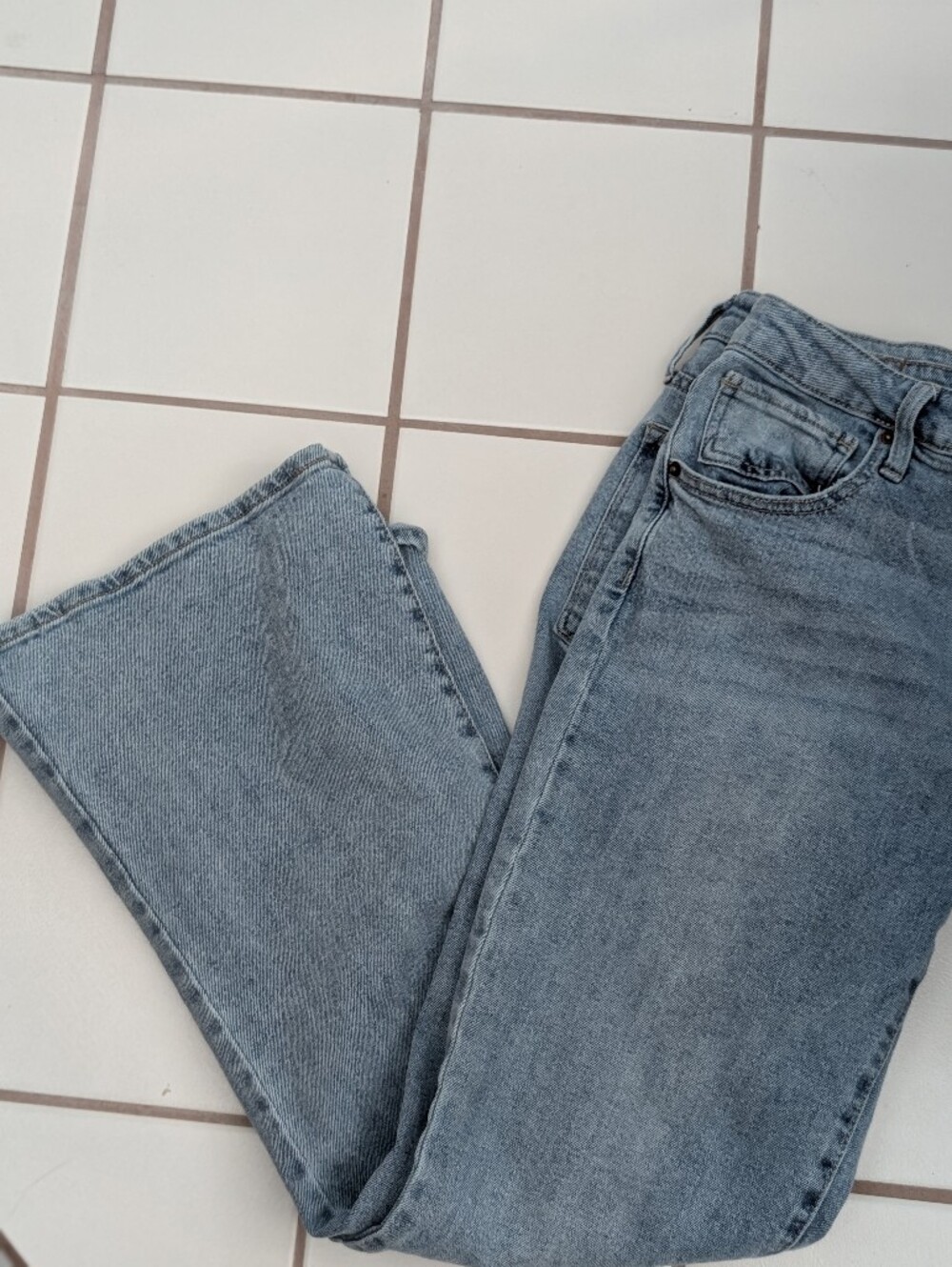 RSQ High Rise Flare 31 Blue Jeans